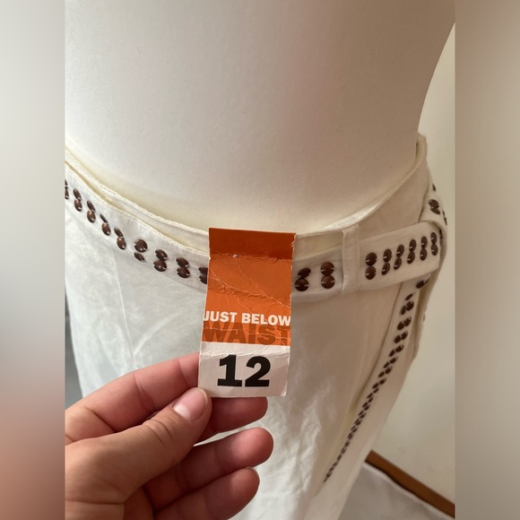 Vintage Old Navy linen & cotton maxi skirt 90s Y2K coastal - Picture 6 of 9